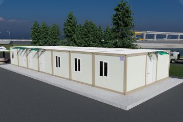 96 m² Konteyner Yemekhane
